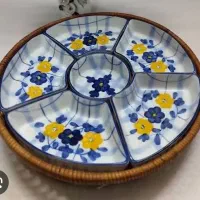 ظرف گل پنبه ۳گل