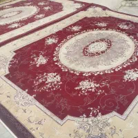 یک جفت فرش 12متری تمام نخ|فرش|لالجین, |دیوار