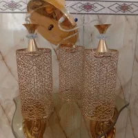 لوستر برنز ده شاخه|لوستر و چراغ آویز|همدان, |دیوار