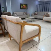 مبل مینیمال دسته چوبی پاندا