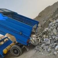 حمل نخاله.اثاثیه.وانت بار تلفنی نیسان کمپرسی تخریب