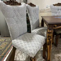 میز نهارخوری ۶ نفر چوبی|میز و صندلی غذاخوری|کرج, حصارک پایین|دیوار