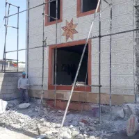 نمای رومی سیمانی برادران زنده دل|خدمات پیشه و مهارت|بوشهر, |دیوار