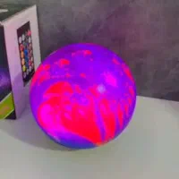 گوی اسپیکر دار کنترلی فانتزی|چراغ خواب و آباژور|اراک, |دیوار