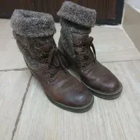 پوتین چرم طبیعی سایز ۴۰ و ۴۱|کیف، کفش، کمربند|الوند, |دیوار