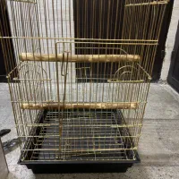 قفس نو پرنده طوطی و کاسکو به همراه پایه