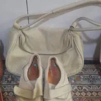 تعدادی کیف و کفش زنانه چرم اصل واقعی در حد سایز ۳۸|کیف، کفش، کمربند|رباط‌کریم, رباط‌کریم|دیوار