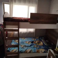 تخت دو طبقه چوبی|تخت و سرویس خواب|شهریار, شهرک وائین|دیوار