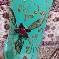 گلدان شیشه ای قد۹۱|گل مصنوعی|اسلام‌شهر, زرافشان|دیوار