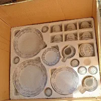 سرویس کامل چینی حمید ۱۰۰پارچه ۱۲نفره|ظروف سرو و پذیرایی|فولادشهر, B4|دیوار