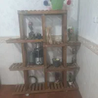 استند گل چوبی