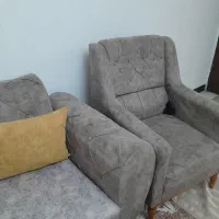 مبل راحتی ۷نفره ب همراه میز وسط و عسلی|مبلمان خانگی و میز عسلی|گرمدره, |دیوار