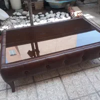 میز وسط مبل چوبی