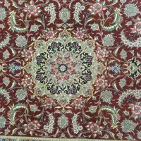 ذرع و نیم چله ابریشم ریز بافت|فرش|اراک, |دیوار
