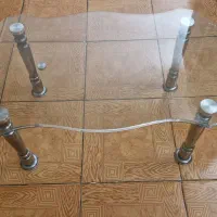 میز جلو مبلی پایه استیل