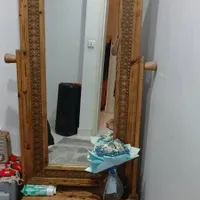 آیینه قدی چوبی