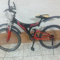 فروش دوچرخه 24 رالی تمیز و سالم دنده ای و کمکدار