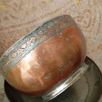 ظروف مسی آنتیک وقدیمی|کلکسیون اشیاء عتیقه|تهران, فاطمی|دیوار