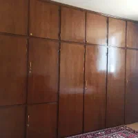 کمد دیواری ۴متر طول تمام چوب