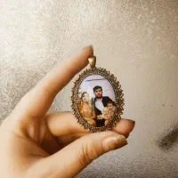 گردنبند برنز با عکس دلخواه قیمت اقتصادی|بدلیجات|سقز, |دیوار