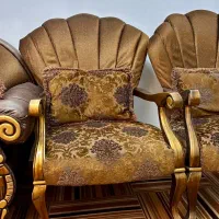 فروش یک دست مبل ۷ نفره به همره عسلی و جلو مبلی|مبلمان خانگی و میز عسلی|مهاجران, |دیوار