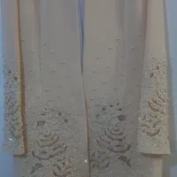 کت وشلوار وجلیقه به همراه شال نگین دار