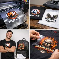 چاپ حرارتی فوری طرح و لوگو روی پوشاک (DTF)