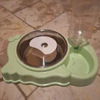 ظرف آب و غذای گربه