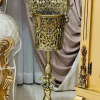 آباژور رو میزی برنز|چراغ خواب و آباژور|همدان, |دیوار