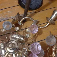 لوستر با گوی های شیشه ای|لوستر و چراغ آویز|اهواز, زندوکیلی|دیوار