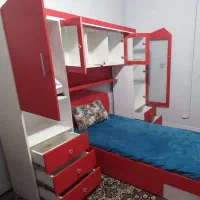 سرویس خواب نوجوان ، جوان|تخت و سرویس خواب|رفسنجان, |دیوار