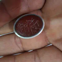 فروش انگشتر عقیق یمنی اصل با نقره خالص و رکاب صفوی|جواهرات|خرمشهر, |دیوار