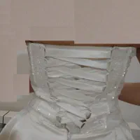 لباس عروس ساتن دکلته خارجی|لباس|پردیس, فاز ۳|دیوار