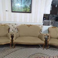 مبل نیم ست چوب گردو در حدنو|مبلمان خانگی و میز عسلی|خمام, |دیوار