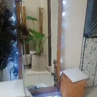 آیینه قدی و پاف|آینه|کیش, |دیوار