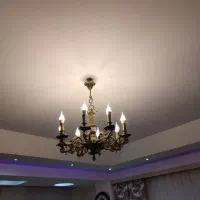 ۲عدد لوستر اصل برنز ۸ شاخه