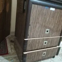 میز چرخ خیاطی و سبد سیب زمینی پیاز
