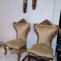 فروش مبل سلطنتی۹ نفره تمام چوب راش|مبلمان خانگی و میز عسلی|میناب, |دیوار