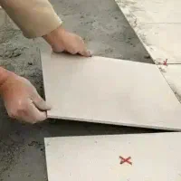 سیمان کار، کاشی کار، سرامیک،شیب بندی