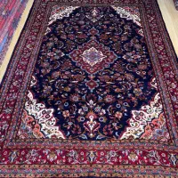 فرش ۶ متری همدان سورمه ای