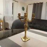 آیبنه وشمعدان برنجی