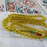 ۴عدد تسبیح سندلوس زرد اب حیاط قواره تاجری