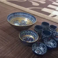 ظرف سفالی|ظروف سرو و پذیرایی|قم, امامزاده ابراهیم|دیوار
