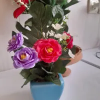 گل رز خوشرنگ|گل مصنوعی|کرمانشاه, |دیوار