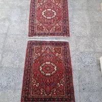 جفت فرش دستباف چشمه زن اهر|فرش|تهران, خزانه|دیوار