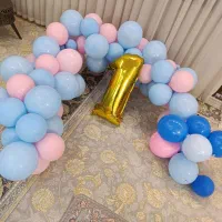 بادکنک ریسه. و عدد ۱فویلی