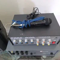 پک کامل سیستم صوتی امپلی فایر باند میکروفن|سیستم صوتی خانگی|کرمانشاه, |دیوار