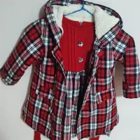 ست پیراهن و کت دخترانه