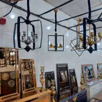 لوستر|لوستر و چراغ آویز|قم, باغ شریفی|دیوار