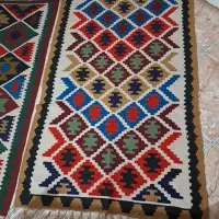 ۲ عدد گلیم پشمی دستباف دورو